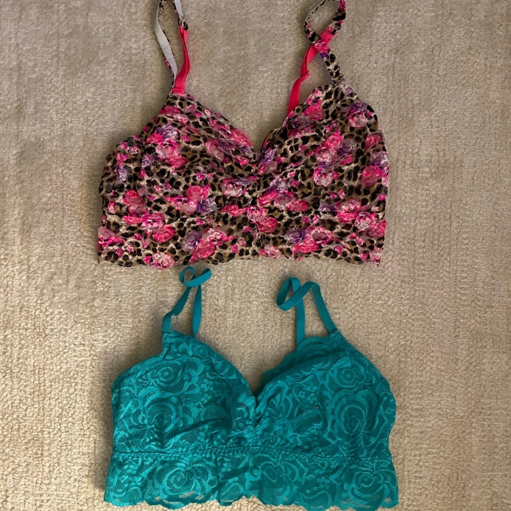 VS/PINK Bralettes (pack of 2)